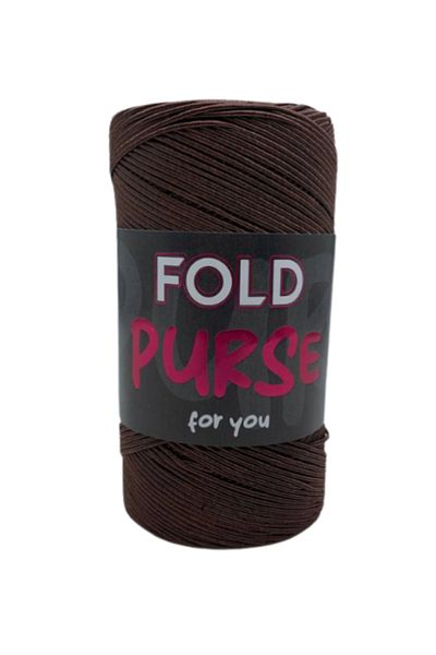 FOLD Τσαντάκι 41242 200 gr Κερωμένο Σχοινί Runner Τσάντα Σχοινί Supla Σχοινί Καφέ Πορτοφόλι