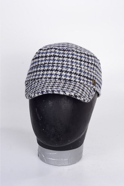 CAVAŞ sun hat Unisex 100% Wool Patterned Wool Beret Winter Castro Hat