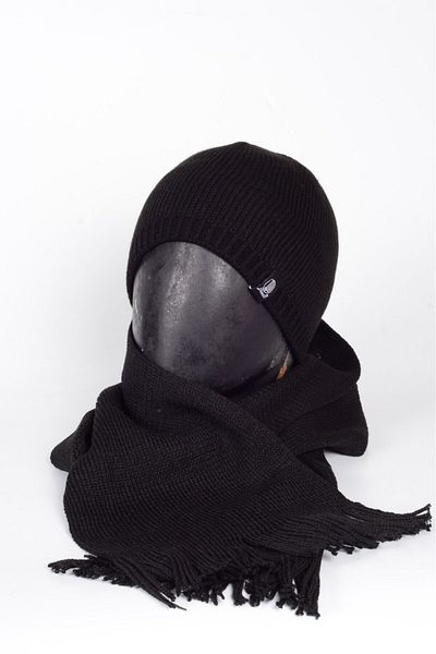mercantoptan Men's Coral Wholesale Scarf and Beret Set