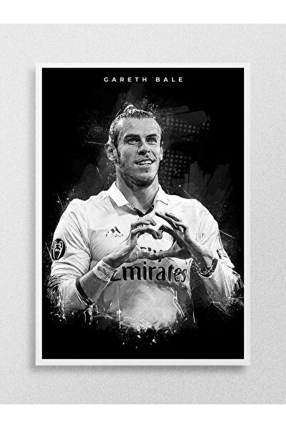 Mudi Store Gareth Bale Futbol Poster Çerçevesiz Yüksek Kalite Futbolcu Duvar Poster