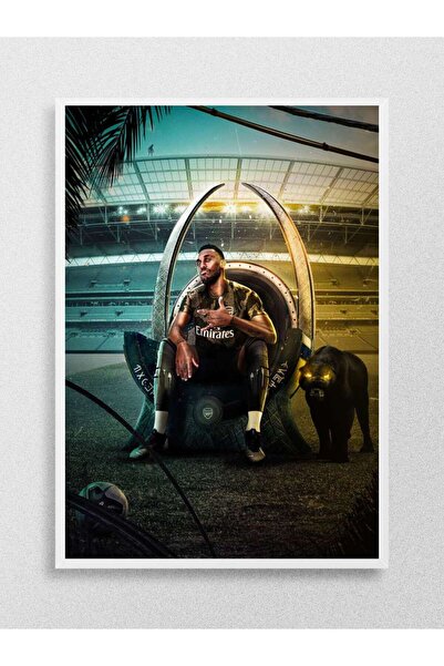 Mudi Store London x Panther Futbol Poster Çerçevesiz Yüksek Kalite Futbolcu D...