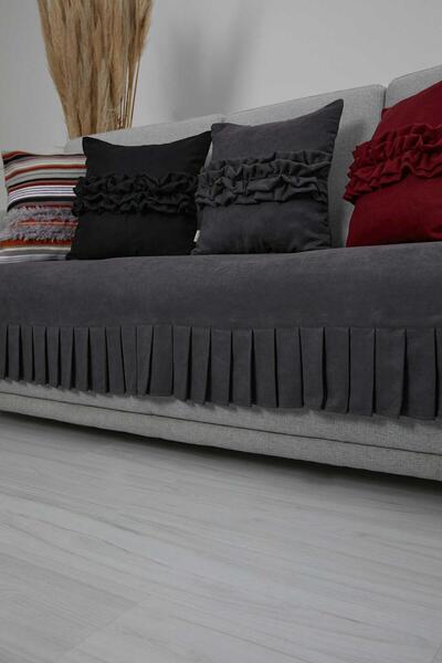 lavantaa shopping fragrant Pleated 3-Seat Sofa Cover,ko-29