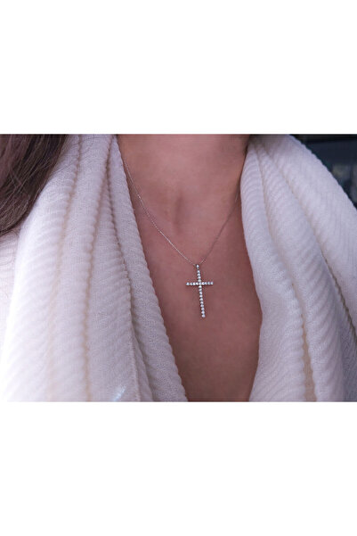 Sirius Pırlanta Pırlanta Büyük Haç Kolye