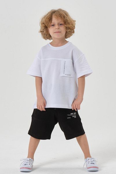 Black One Σετ αγορίστικο σορτς με λαιμόκοψη