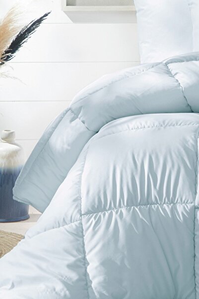 Yataş Macaron Double Duvet - Pillow Set - Blue