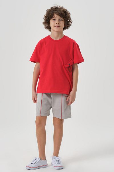 Black One Boy's Bottom Shorts Set