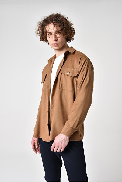 ALEXANDERGARDI Suede Casual πουκάμισο (E22-61101)