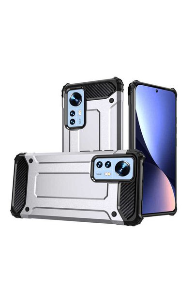 kilifone Xiaomi Mi 12 - Case Double Layer Armor Tank Crash Military Cover