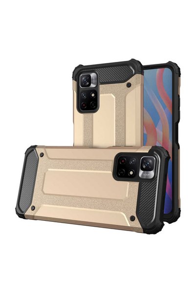 kilifone Xiaomi Redmi Note 11 Global - غطاء عسكري مزدوج الطبقات مدرع للصدمات