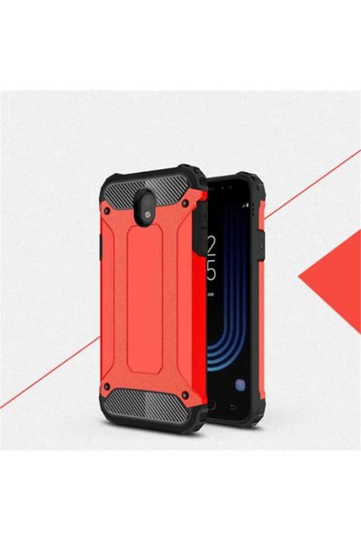 kilifone Samsung Galaxy J3 Pro - غطاء حماية عسكري بطبقة مزدوجة من Armor Tank Crash