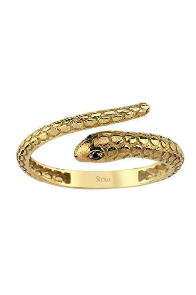 Sirius Pırlanta Siyah Pırlanta Taşlı Serpent Yüzük