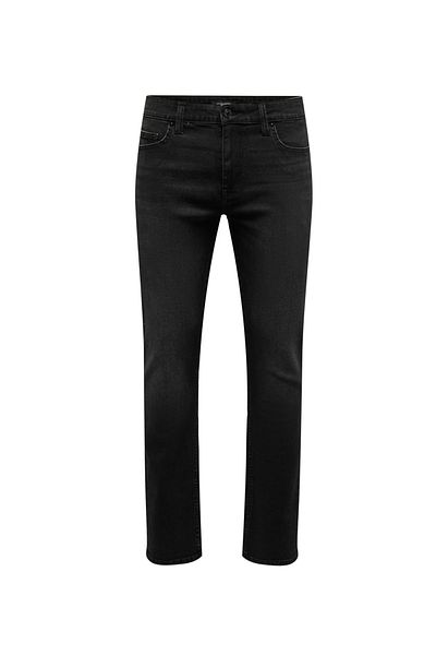 Only & Sons Στενό μαύρο ανδρικό τζιν παντελόνι ONSLOOM SLIM ONE WB 7995 PIM DNM VD