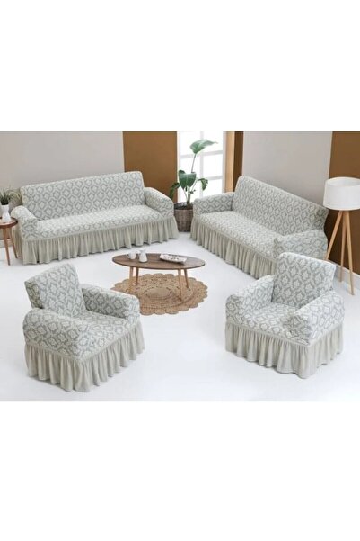 Uy Style Tekstil أريكة جاكار، أريكة، غطاء سرير أريكة، غطاء مقعد نمط ملفوف 3+3...