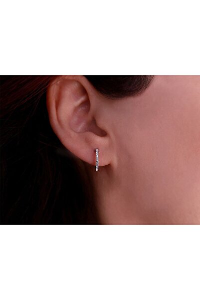 Sirius Pırlanta Pırlanta Taşlı Halka Küpe