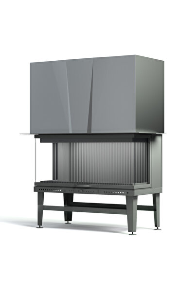 Serra ASANSÖRLÜ U TİPİ ÜÇ AÇIK ŞÖMİNE HAZNESİ -80 CM