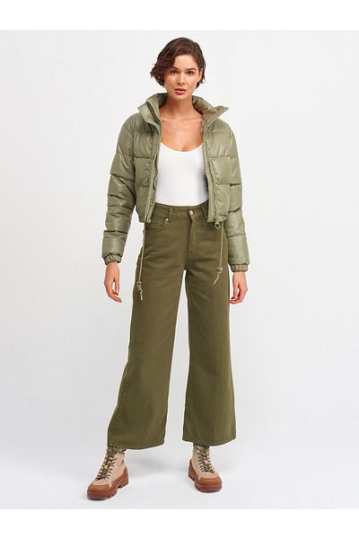 Dilvin 6878 Inflatable Coat-khaki