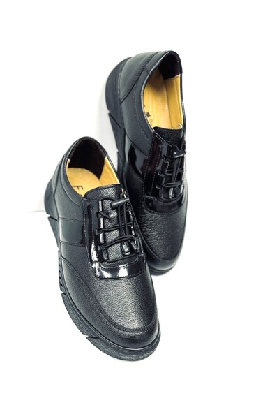 KAFKASLAR AYAKKABI Мъжки ортопедични спортни обувки с дебела подметка от естествена кожа за всеки ден