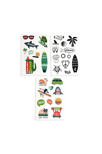 Ooly Mini Tattoo Palooza Geçiçi Dövme Seti - Beach Days