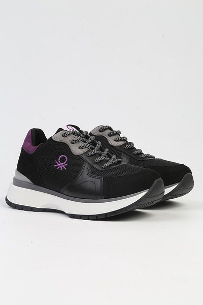 Benetton ®| BN-31021 - 3959 Black-Women's Sneakers