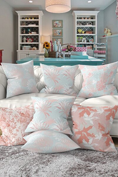 Nish & Royal Set de huse de pernă cu două fețe, design special, din 7 piese