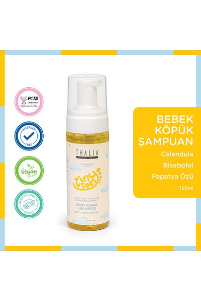 Thalia Calendula & Chamomile Foam Baby Shampoo 150ml