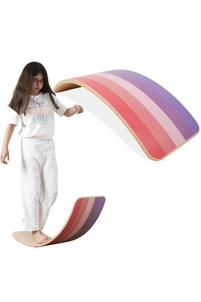 Bee Smart Balance Board Pinky Large Size - Natural Wood