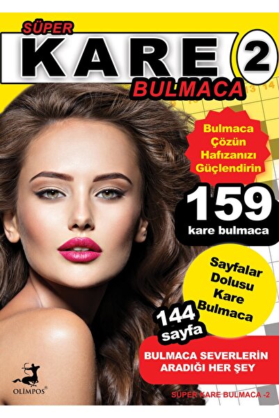 Olimpos Yayınları Süper Kare Bulmaca 2 kitabı - Bertan Kodamanoğlu - Olimpos ...