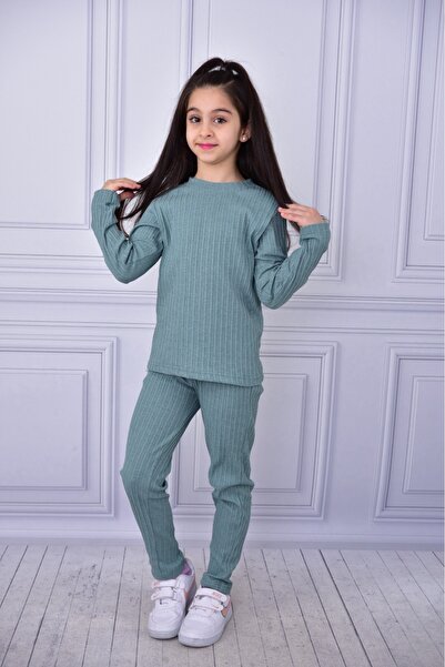 BUUFUU costum sezonier din bumbac, cu mâneci lungi, împletit cu lanț pentru c...