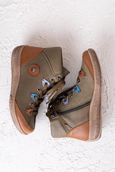 Getcho Γυναικεία μπότα από γνήσιο δέρμα Kuva