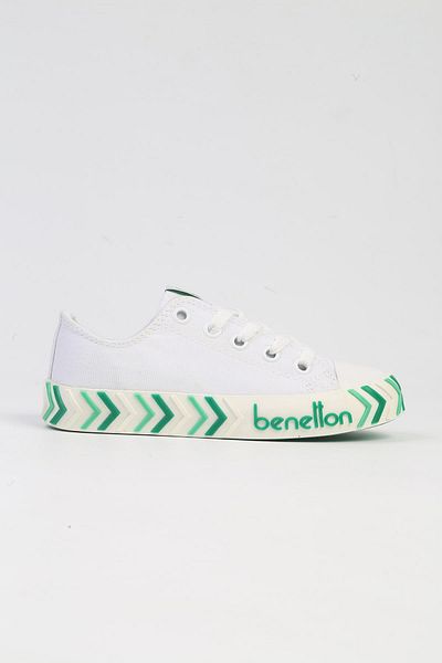 Benetton ® |   BN-30635-3409 Alb Verde-Pantofi sport pentru copii