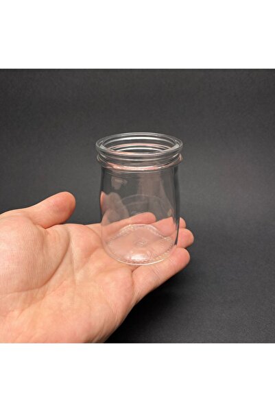 Juniberry 3 Adet Çok Amaçlı Cam Kupa Bardağı Şişe Kavanoz Hacamat Kupası 3x120ml