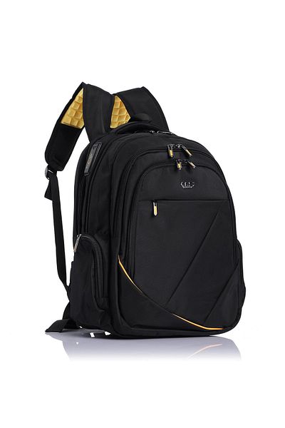 ÇÇS Petrov Waterproof Men's Backpack with USB Port and Laptop Protection