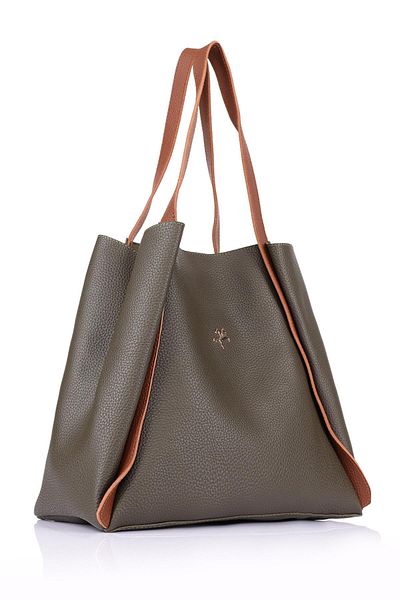 Getcho Gasper Women's Large Khaki Shoulder Bag Suitable for Daily Use Casual Model Large Volume