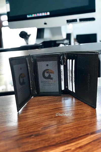 Dodo4men Genuine Leather Men's Wallet (11.5cm X 9cm)