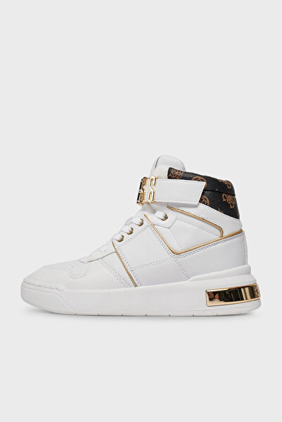 Guess Corten3 High Top Sneakers - Flpcr3Fal12White Shoes