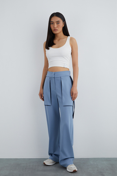 GIZIA SPORT Yanları Apolet Detaylı Geniş Cep Pantolon