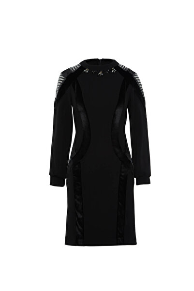 GİZİA Siyah Mini Elbise