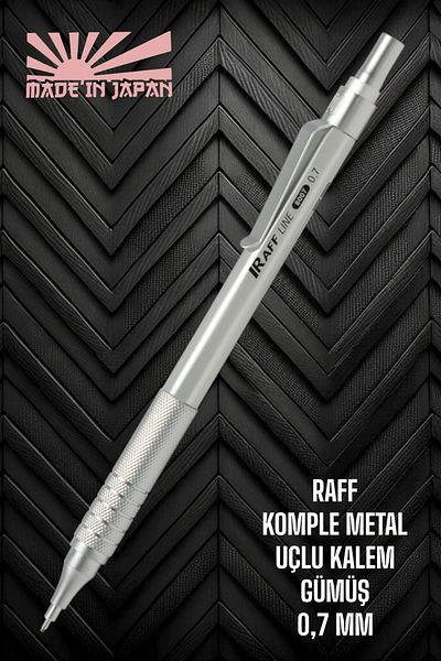SEYFİKİRTASİYE RAFF METAL BODY 0.7 MM SILVER COLOR NIB PEN METAL VERSATILE PEN