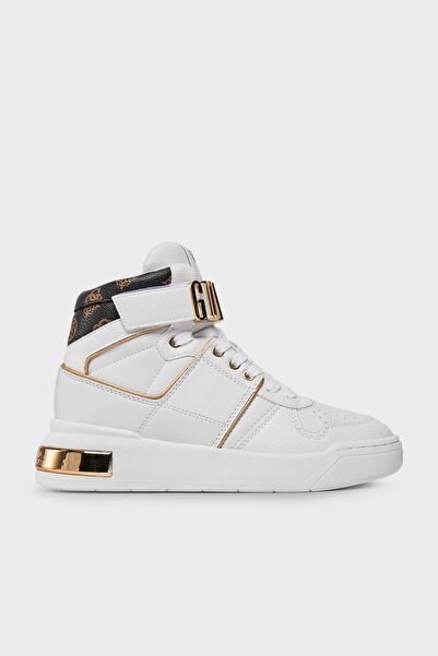 Guess Corten3 High Top Sneakers - Flpcr3Fal12White Shoes