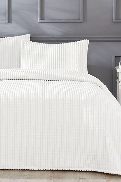 Özdilek Pyramid Single Bedspread Bone