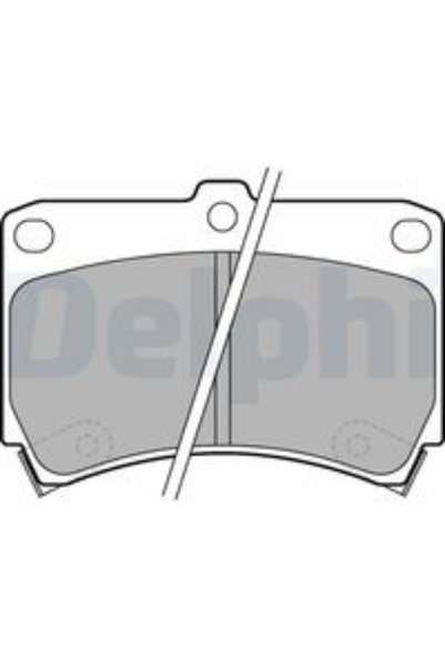 DELPHİ FREN BALATASI ON (91MM) MAZDA 323 89-