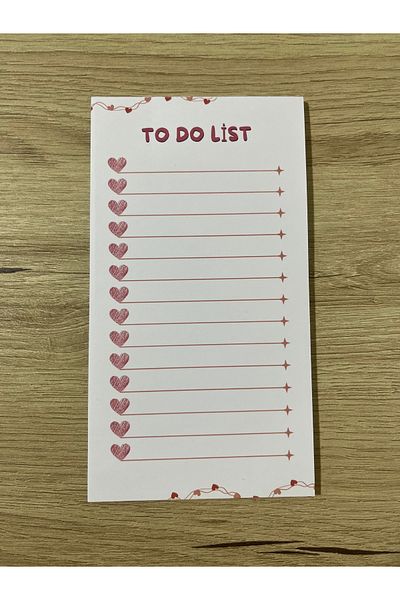 Cuppy Box To Do List Pull and Pull 30 Sheets