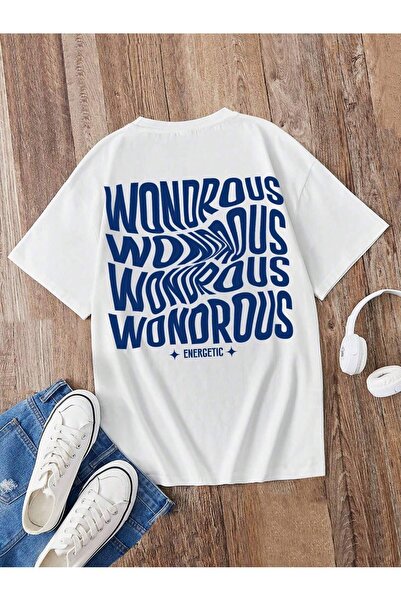 Jose Clothing Μπλουζάκι Unisex Λευκό με τύπωμα Οργανικό Βαμβάκι oversized