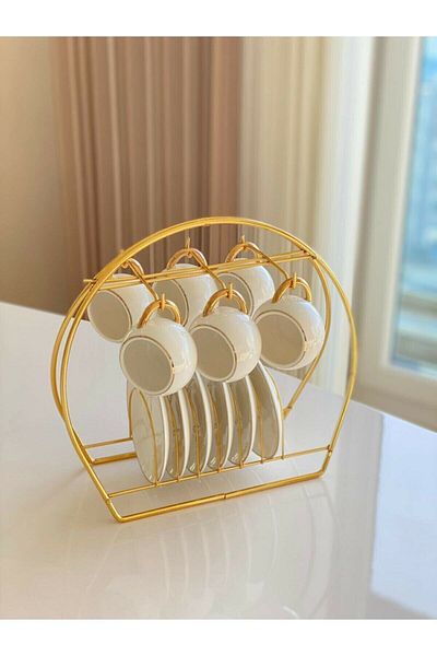 PULCA SHOP Gold Gold Color Cup Hanger Kitchen Organizer Decorative Cup Holder