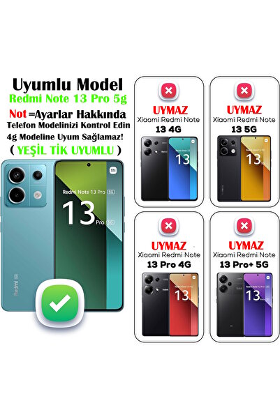 m.tk moveteck Xiaomi Redmi Note 13 Pro 5g Case Camera Protected with Sliding Ring Armor Military Tank Skid Cover