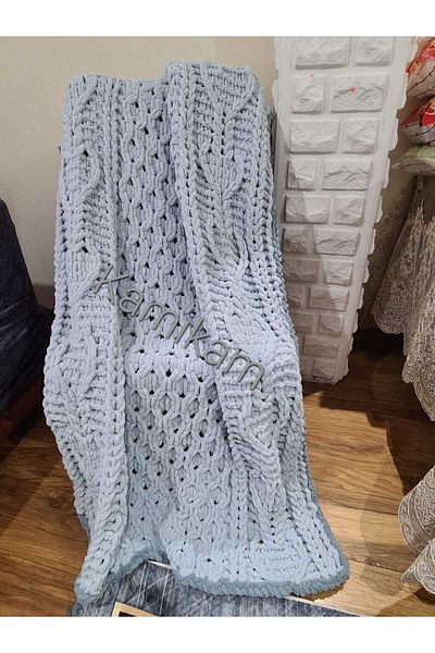 KAMİKAM Hand knitted tv blanket, sofa shawl, gift for her lover, 14 February, Valentine's Day