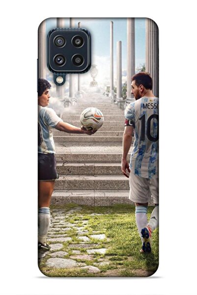 Lopard Samsung Galaxy M32 Room Footballers 24 Maradona Messi Shock Absorbing Case