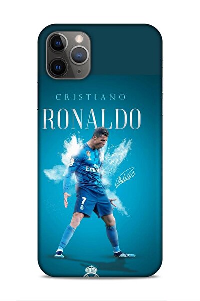 Lopard Apple iPhone 11 Pro Max Omega Footballers 11 Cristiano Ronaldo Blue 4K Printed Case