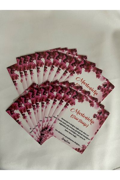 BeryDenz MARTENICKA Lucky Bracelet Card (20 pieces)