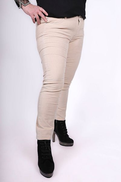 Hitit Butik Beige Velvet Trousers